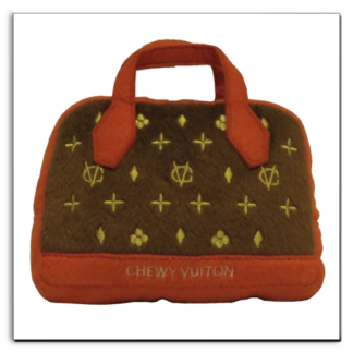 Chewy Vuiton Posh Purse (Red Trim)